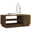 vidaXL Coffee Table Smoked Oak Engineered wood Medium Coffee Table