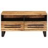 vidaXL Coffee Table Rough Mango Wood Solid Mango Wood Medium