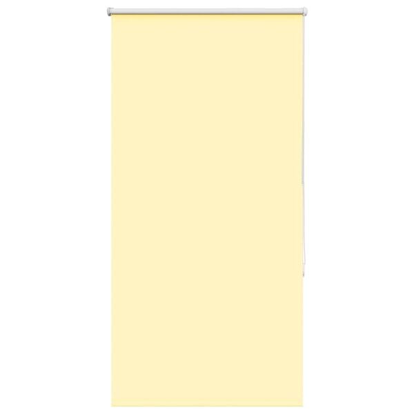 vidaXL Roller Blind Yellow 100% polyester 27.6x59.1 in Rollable