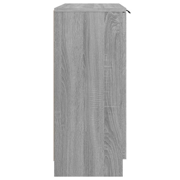 vidaXL Sideboard Grey Sonoma Engineered Wood Standard Sideboard