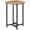 vidaXL Side Table Set 2 pcs Old Wood and Black