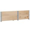 vidaXL Pallet Collars 2 pcs 31.5x23.6" Solid Wood Pine