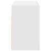 vidaXL Bathroom Wall Cabinet White Engineered wood Medium