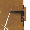 vidaXL Garden Gate 33.5x49.2" Corten Steel Grass Design
