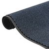 vidaXL Doormat Blue PP (Polypropylene) and PVC 23.6x59.1 in Non-slip
