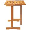 vidaXL Balcony Table Brown Solid Acacia wood Medium Foldable