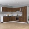vidaXL Kitchen Cabinet Brown Oak Engineered Wood Standard