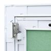 vidaXL Access Panel Green and Silver 17.72 x 33.46 in