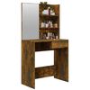 vidaXL Dressing Table Smoked Oak Engineered Wood Dressing Table
