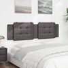 vidaXL Headboard Cushion Grey