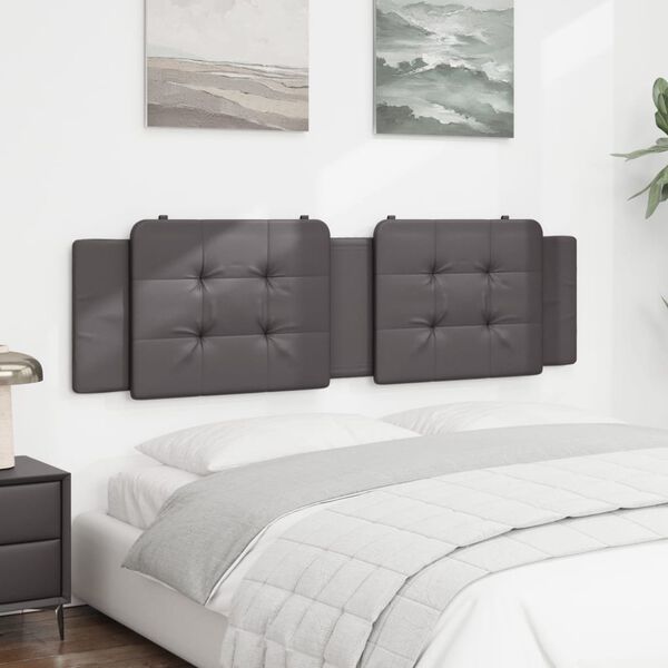 vidaXL Headboard Cushion Grey