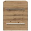 vidaXL Sink Cabinet with Drawer Artisan Oak 15.16 x 16.14 x 18.90 in