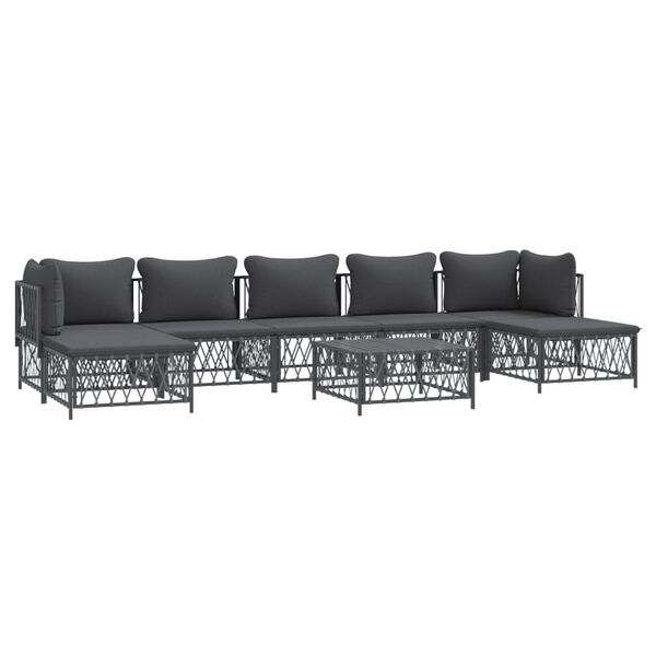 vidaXL Garden Lounge Set Anthracite