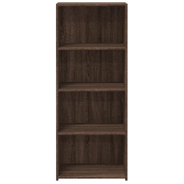 vidaXL Highboard Brown Oak Engineered Wood Medium Highboard