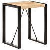 vidaXL Dining Table Rough Mango Wood Solid Rough Mango Wood Small