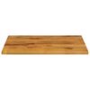 vidaXL Table Top 35.4"x31.5"x1.5" Rectangular Solid Wood Mango