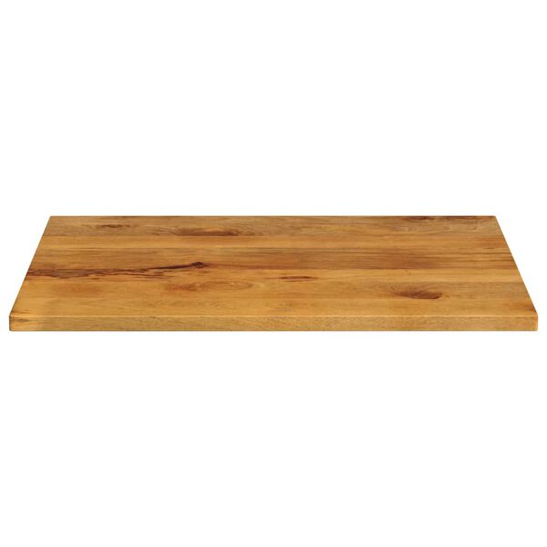 vidaXL Table Top 35.4"x31.5"x1.5" Rectangular Solid Wood Mango