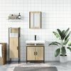 vidaXL Bathroom Furniture Set Sonoma oak