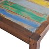 vidaXL Dining Chair Set of 6 Multicolor Solid reclaimed wood Standard