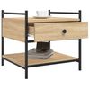 vidaXL Coffee Table Sonoma Oak Engineered Wood Small Coffee Table