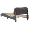 vidaXL Bed Frame Grey