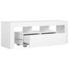 vidaXL TV Cabinet High gloss white E1 Engineered wood with melamine