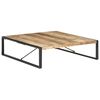vidaXL Coffee Table Natural Rough Mango Wood Rough Mango Wood Large