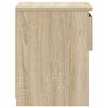 vidaXL Bedside Cabinet Set of 2 Sonoma Oak Engineered wood Small