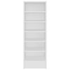 vidaXL Shoe Cabinet White Engineered Wood Medium Wall Mounting