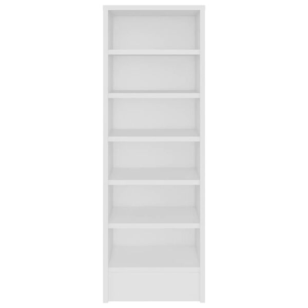 vidaXL Shoe Cabinet White Engineered Wood Medium Wall Mounting