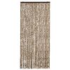 vidaXL Insect Curtain Beige and Brown 35.4x86.6" Chenille