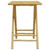 vidaXL Bistro Set Natural Bamboo Bamboo Medium Foldable Bistro Set