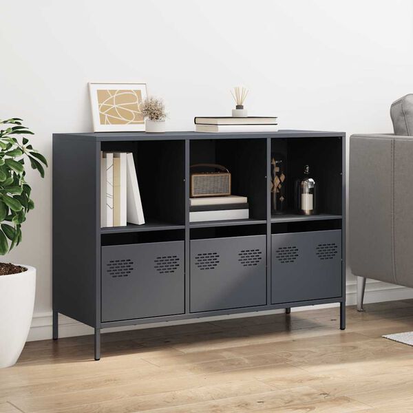 vidaXL Sideboard Anthracite Cold-rolled steel