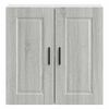 vidaXL Kitchen Wall Cabinet Gray Sonoma Engineered wood Medium