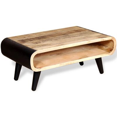 vidaXL Coffee Table Rough Mango Wood 35.4"x21.7"x15.4"