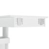 vidaXL Wall Bar Table White Engineered wood Standard Bar Table