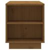 vidaXL TV Cabinet Honey Brown Solid Pine Wood TV Cabinet Rectangular