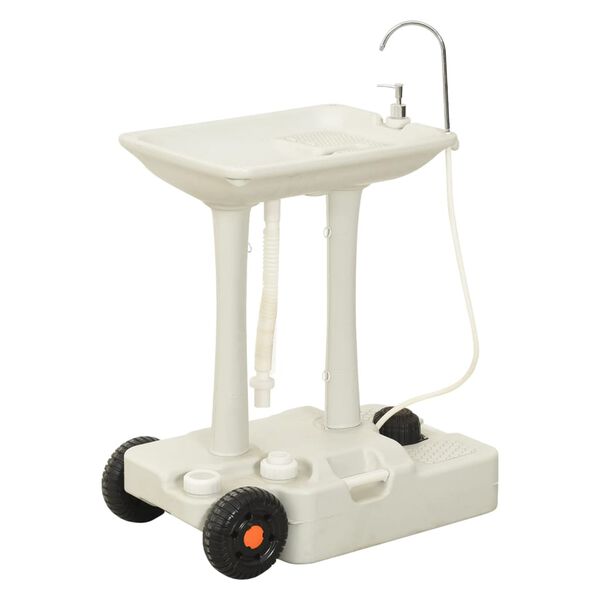 vidaXL Camping Hand Wash Stand with Dispenser 9.2 gal