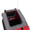 vidaXL Pet Bike Trailer Red and Grey Oxford fabric, Iron, PVC One Size