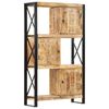vidaXL Bookshelf 35.4"x11.8"x59.1" Solid Mango Wood