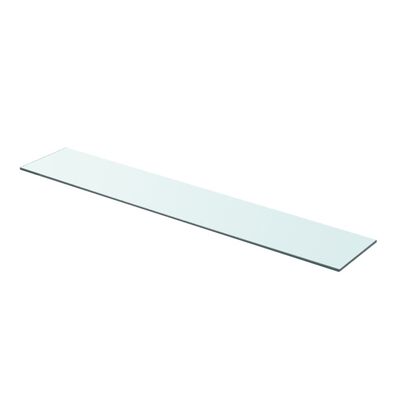 vidaXL Shelf Panel Glass Clear 35.4"x5.9"