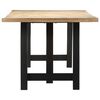 vidaXL Dining Table 94.5"x39.4"x29.9" Rough Mango Wood