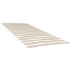 vidaXL Slatted Bed Base Natural Wood Solid Poplar Wood 39.4 x 78.7 in