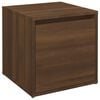 vidaXL Box Drawer Brown Oak Engineered Wood Compact Box Drawer Square