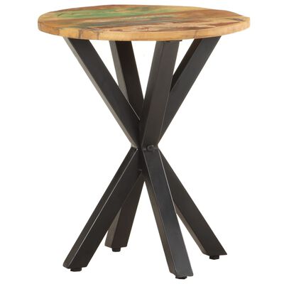 vidaXL Side Table 18.9"x18.9"x22" Solid Reclaimed Wood