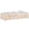 vidaXL Day Bed Natural Pine Solid pinewood, plywood Small