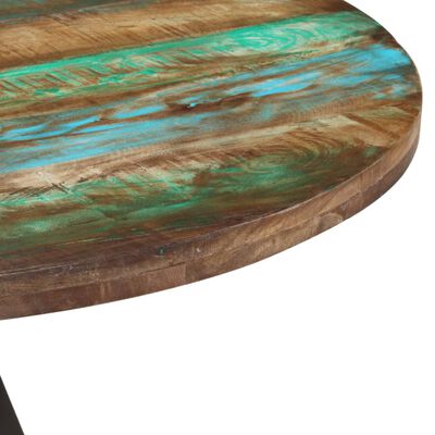 vidaXL Dining Table 43.3"x29.5" Solid Wood Reclaimed