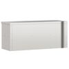 vidaXL Kitchen Wall Cabinet with Shelf Stainless Steel