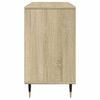 vidaXL Bathroom Cabinet Sonoma Oak Engineered wood, iron Medium