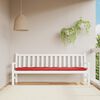 vidaXL Garden Bench Cushion Red Oxford fabric (100% polyester)